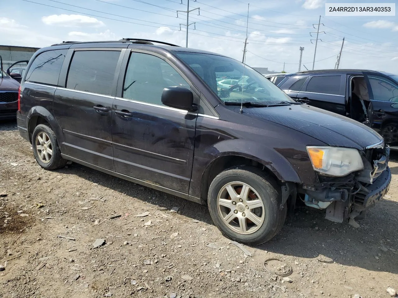 2010 Chrysler Town & Country Lx VIN: 2A4RR2D13AR340353 Lot: 63438634