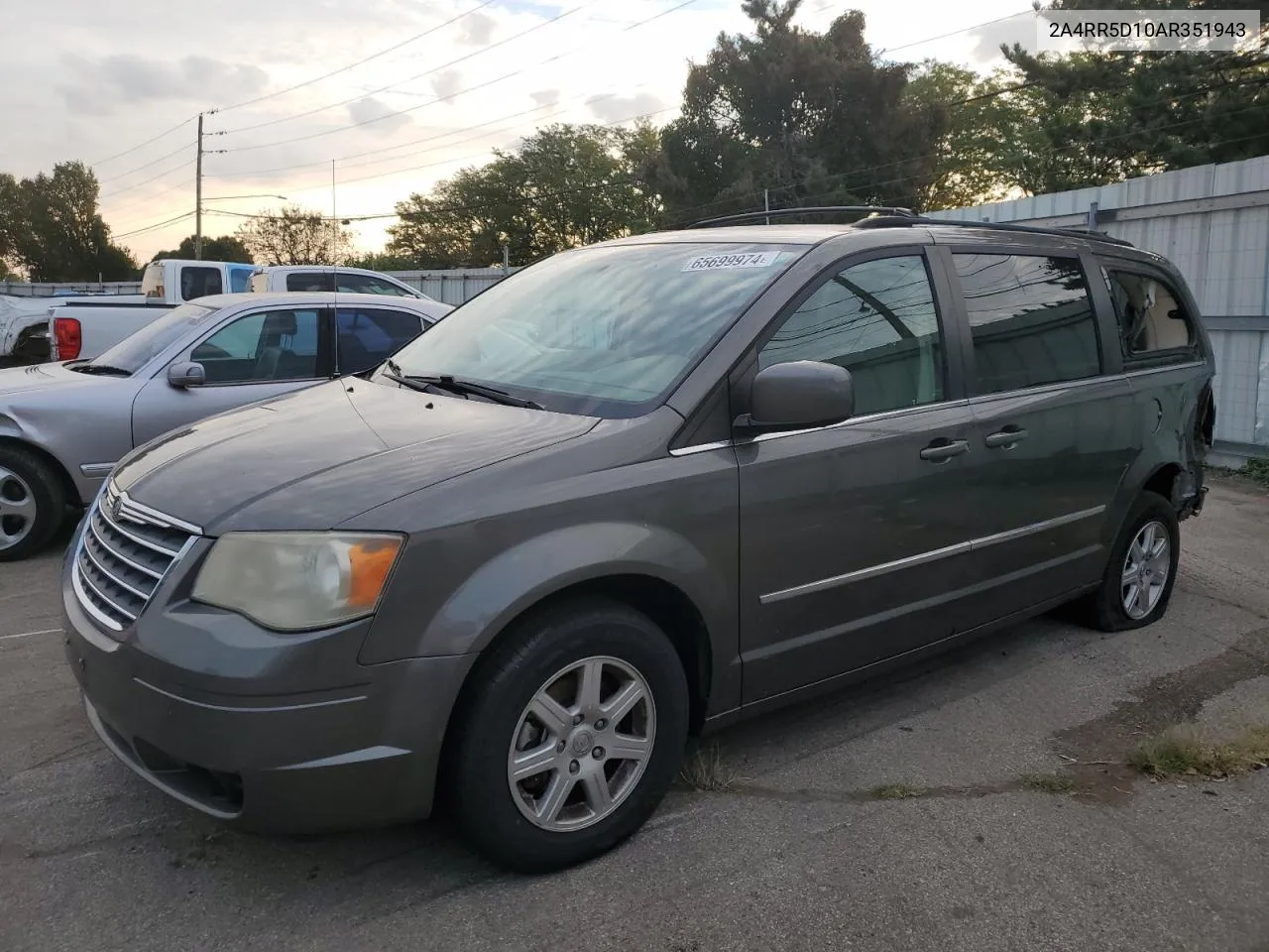 2010 Chrysler Town & Country Touring VIN: 2A4RR5D10AR351943 Lot: 65699974