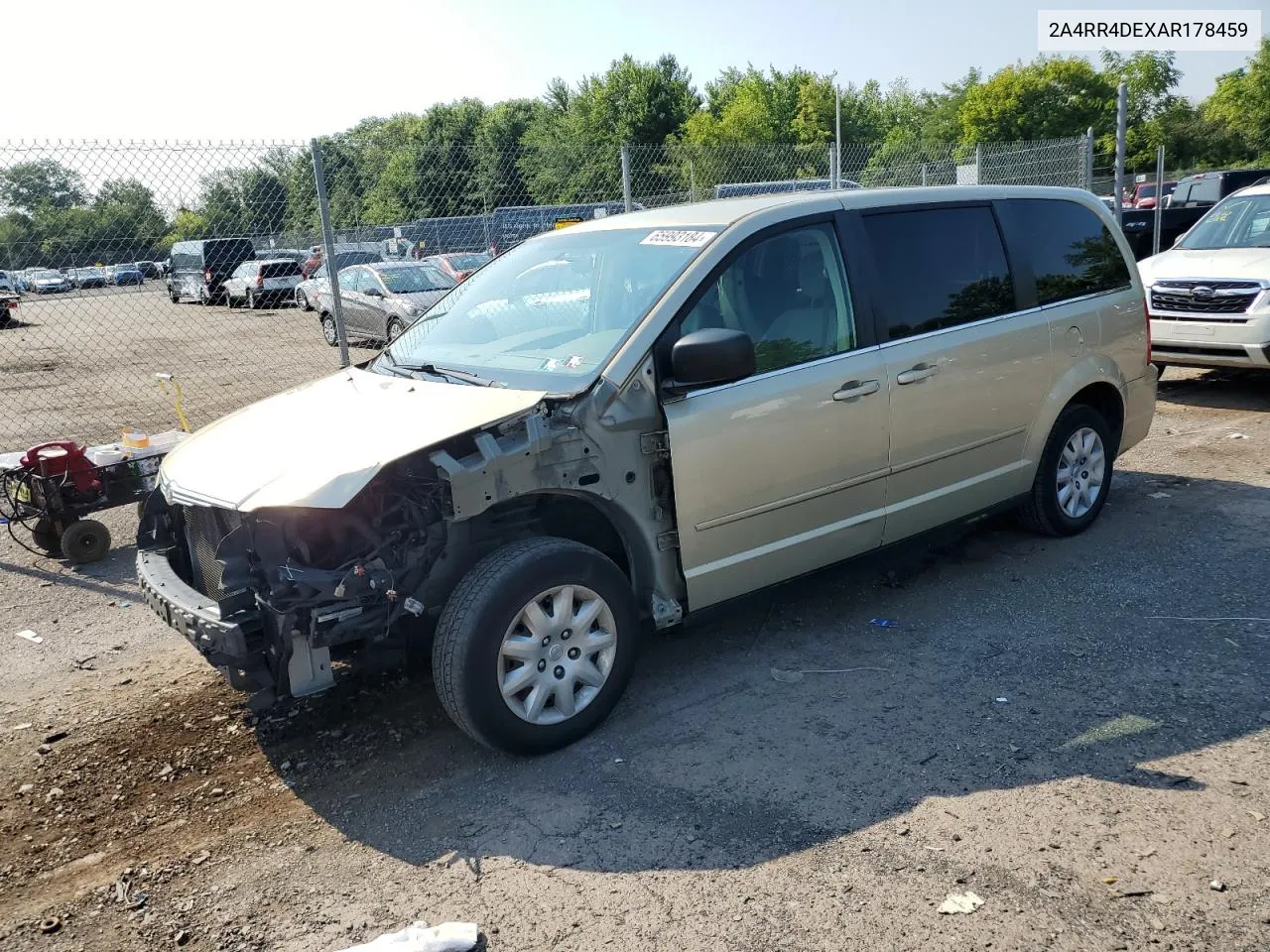 2010 Chrysler Town & Country Lx VIN: 2A4RR4DEXAR178459 Lot: 65993184