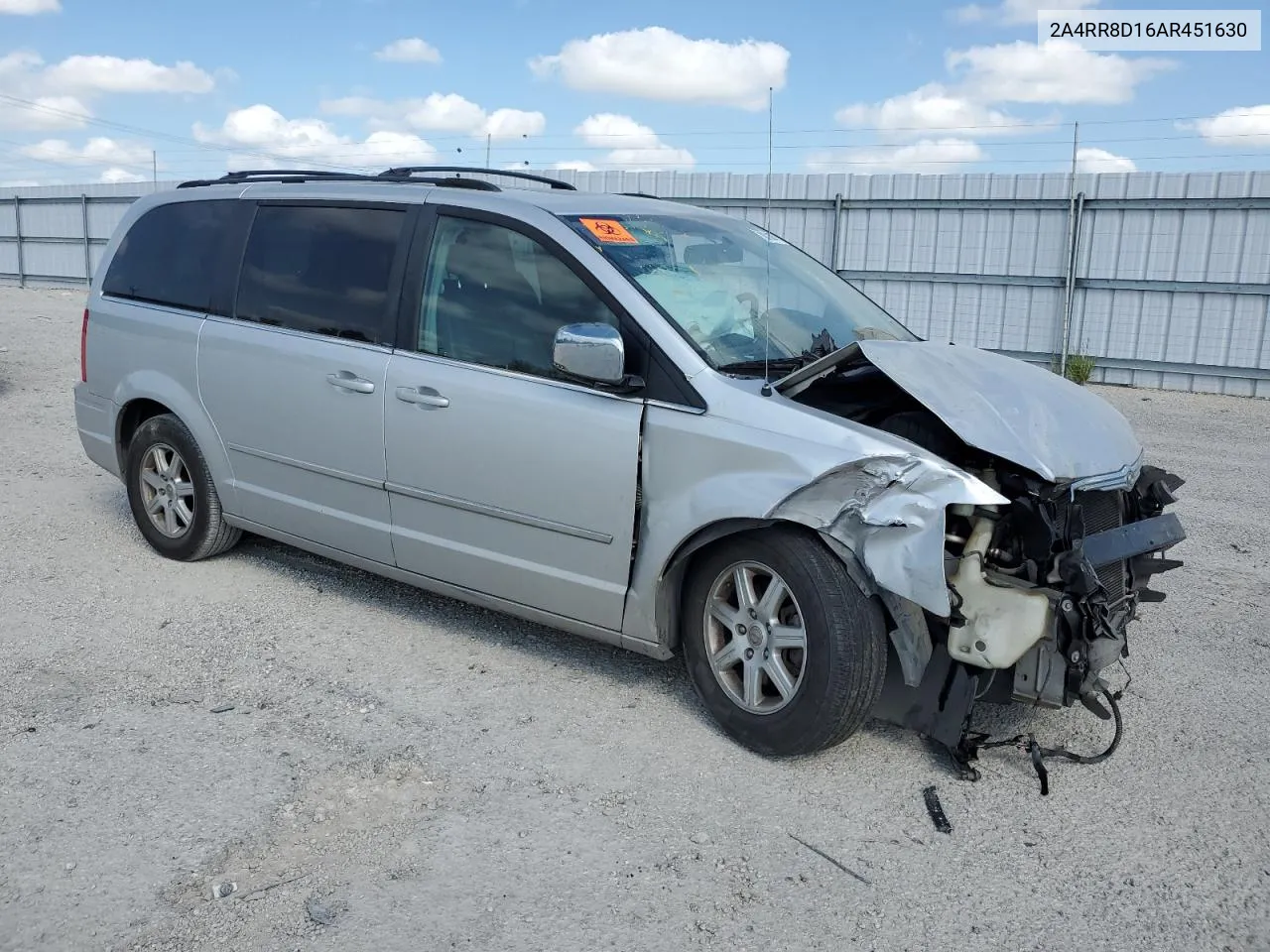 2010 Chrysler Town & Country Touring Plus VIN: 2A4RR8D16AR451630 Lot: 71831084