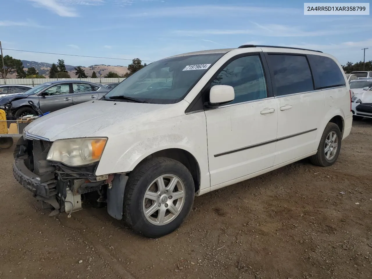 2010 Chrysler Town & Country Touring VIN: 2A4RR5D1XAR358799 Lot: 71979624