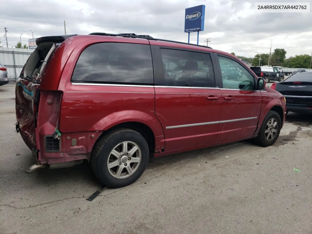 2010 Chrysler Town & Country Touring VIN: 2A4RR5DX7AR442762 Lot: 72818414