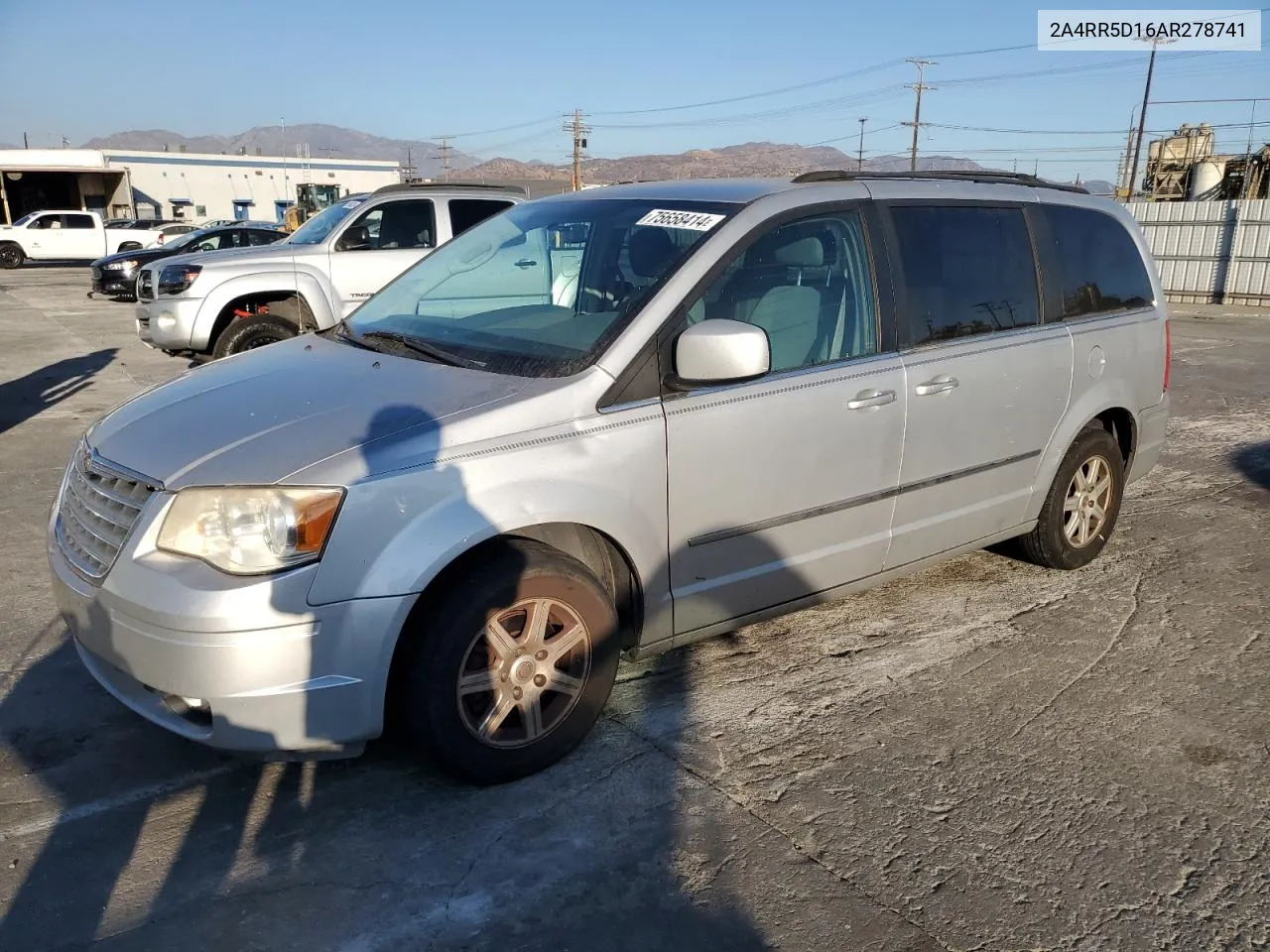 2A4RR5D16AR278741 2010 Chrysler Town & Country Touring