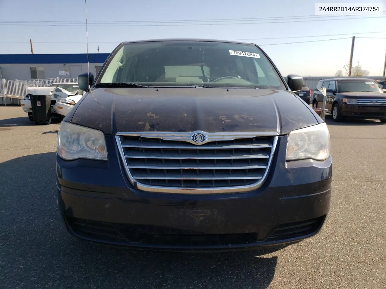 2010 Chrysler Town & Country Lx VIN: 2A4RR2D14AR374754 Lot: 75947694