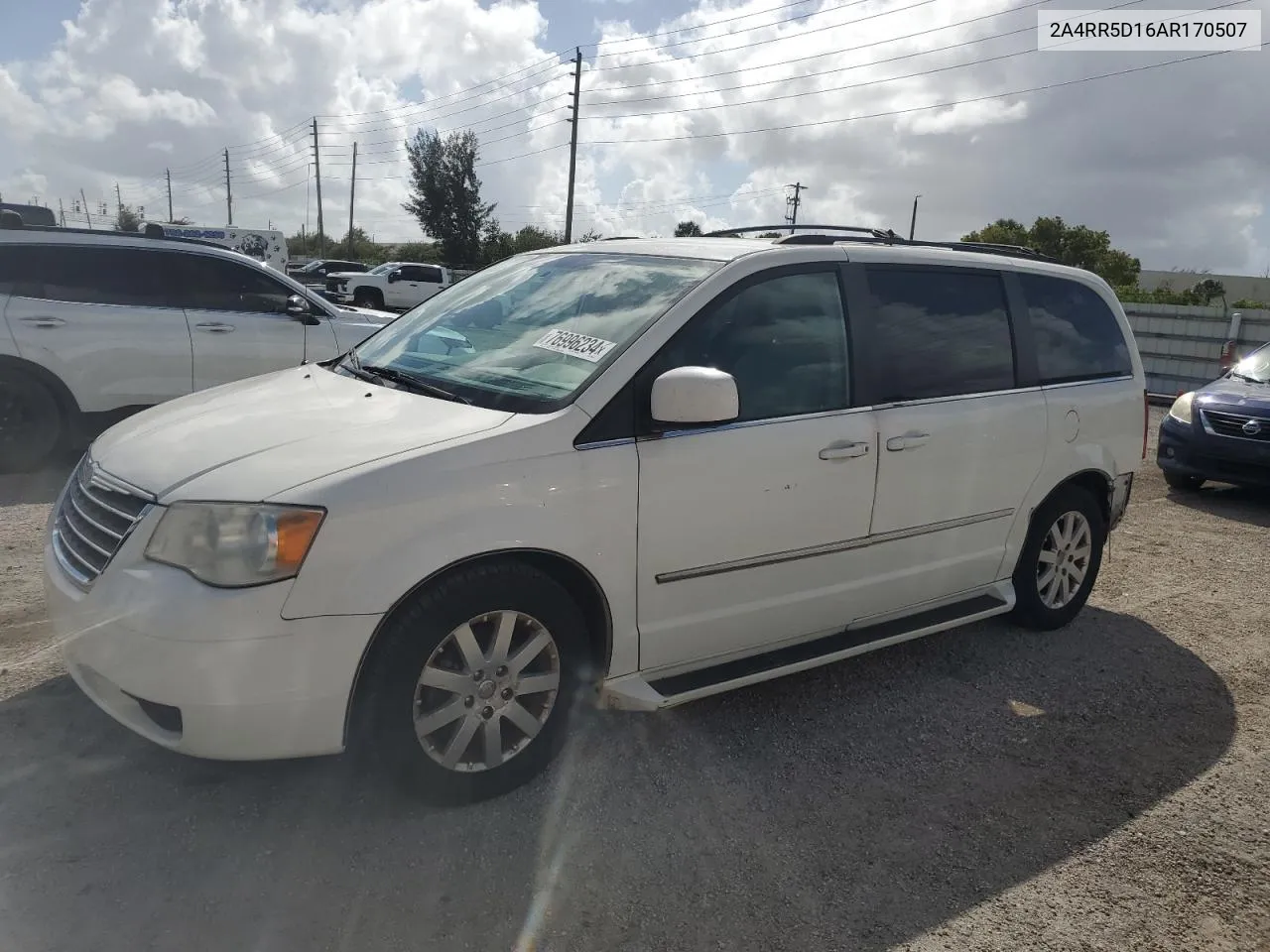 2010 Chrysler Town & Country Touring VIN: 2A4RR5D16AR170507 Lot: 76996234