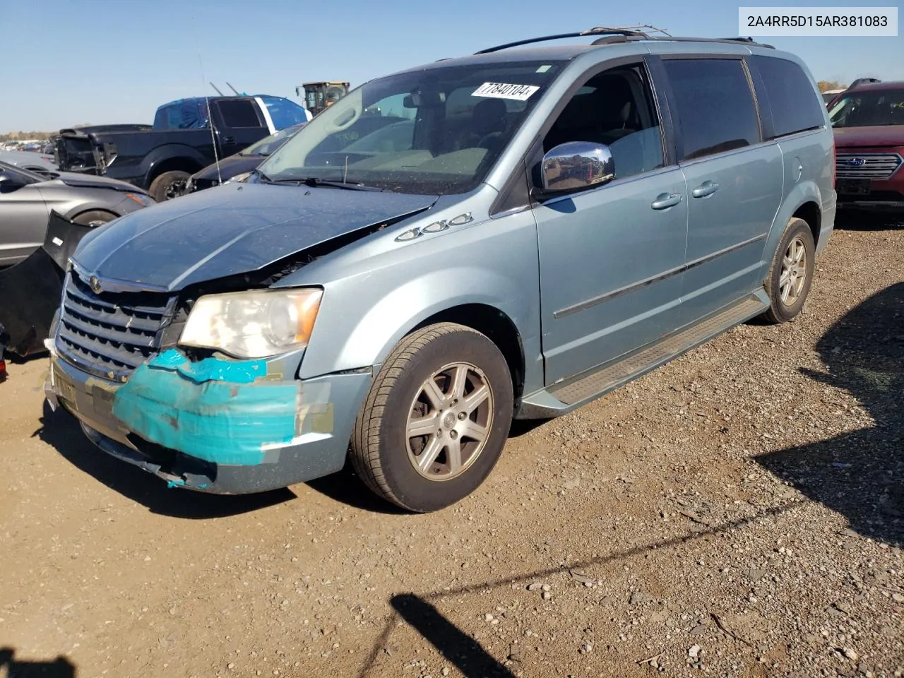 2010 Chrysler Town & Country Touring VIN: 2A4RR5D15AR381083 Lot: 77840104