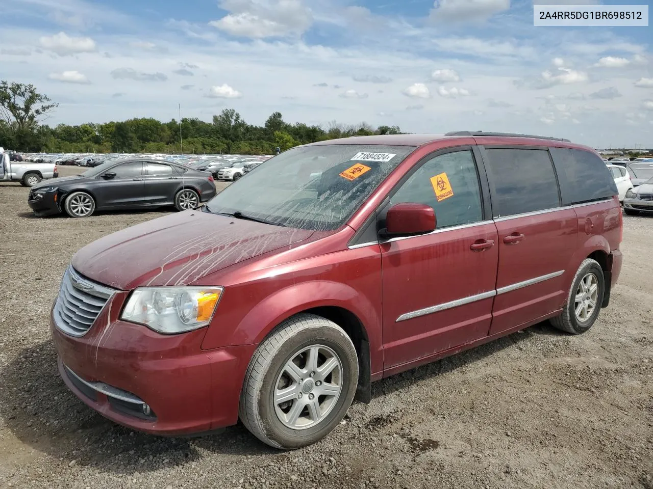 2011 Chrysler Town & Country Touring VIN: 2A4RR5DG1BR698512 Lot: 71884524