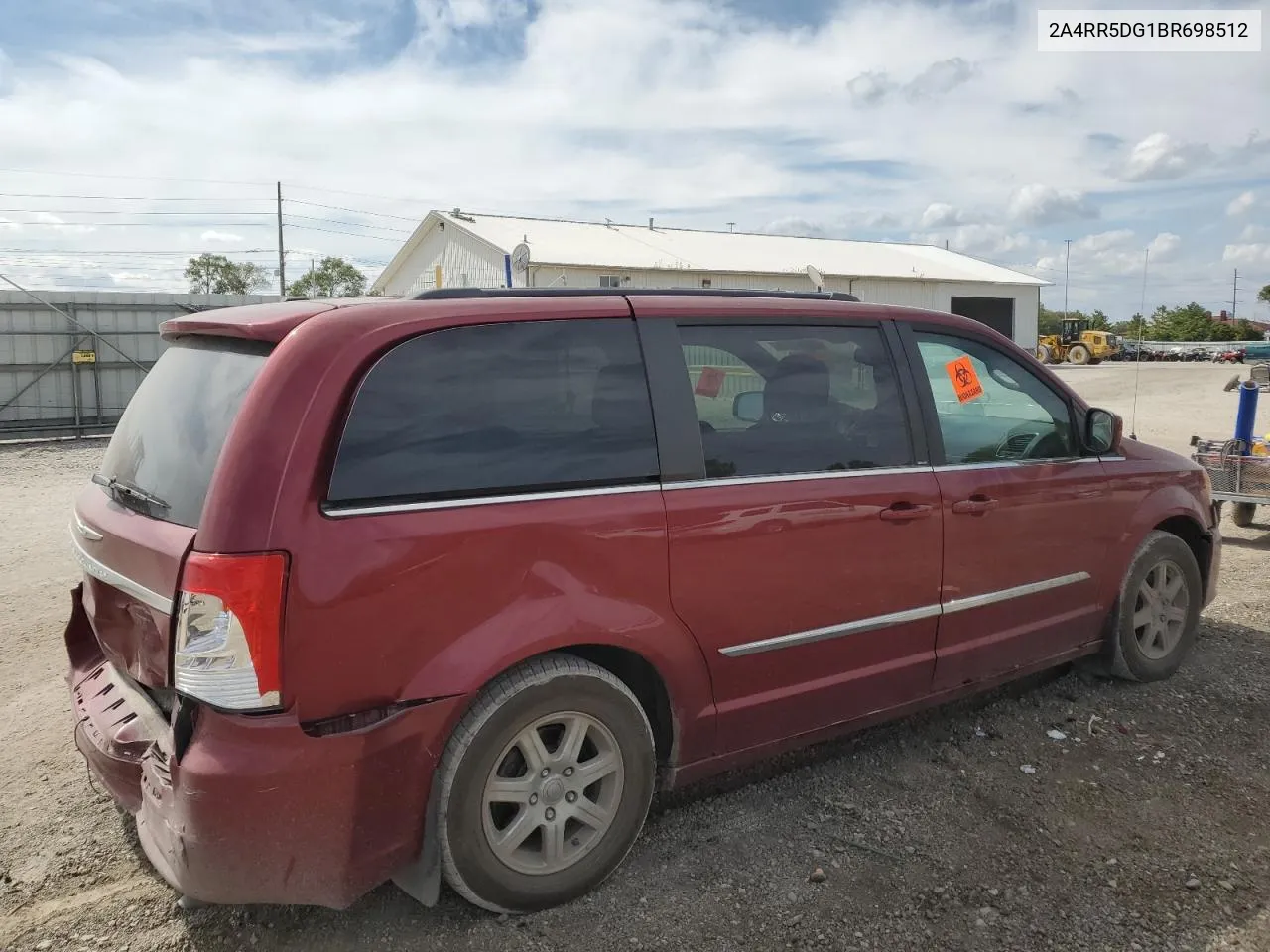 2011 Chrysler Town & Country Touring VIN: 2A4RR5DG1BR698512 Lot: 71884524