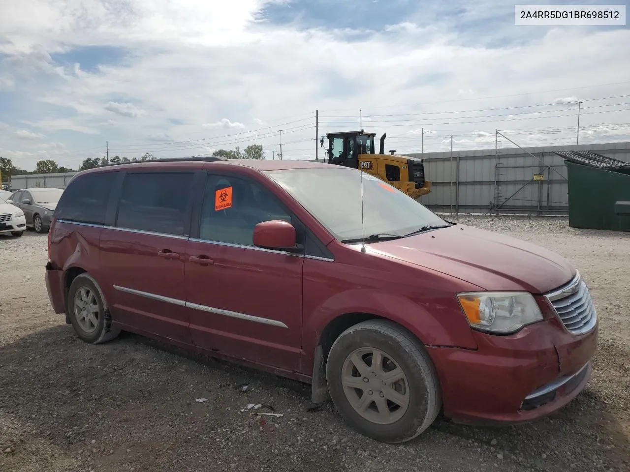 2011 Chrysler Town & Country Touring VIN: 2A4RR5DG1BR698512 Lot: 71884524