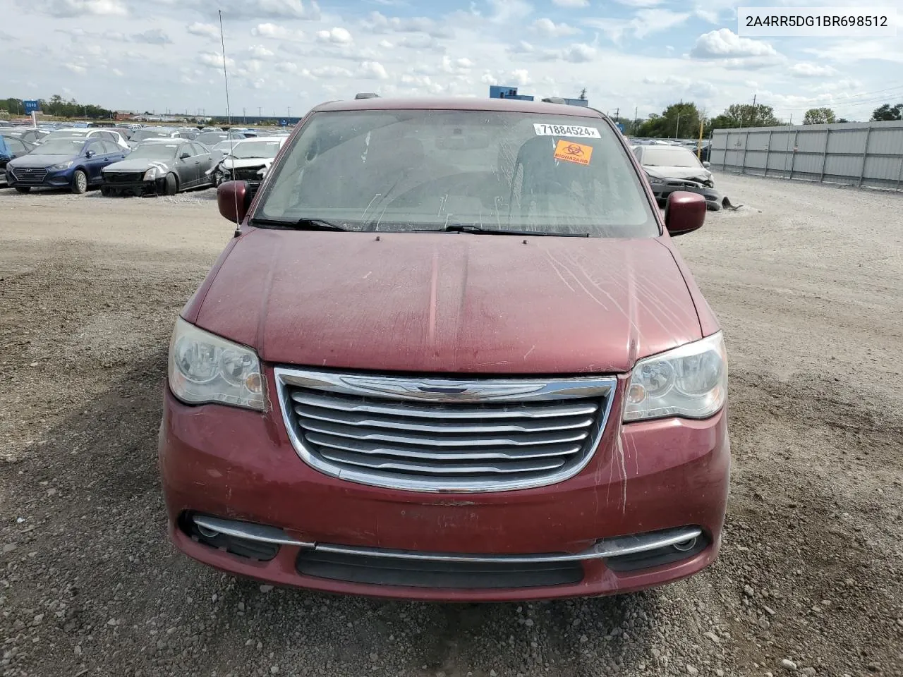 2011 Chrysler Town & Country Touring VIN: 2A4RR5DG1BR698512 Lot: 71884524