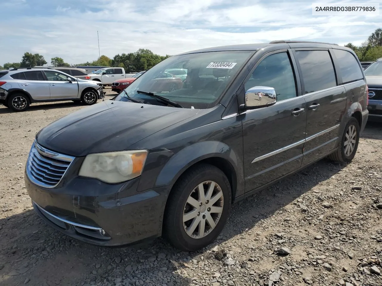 2011 Chrysler Town & Country Touring L VIN: 2A4RR8DG3BR779836 Lot: 72330494