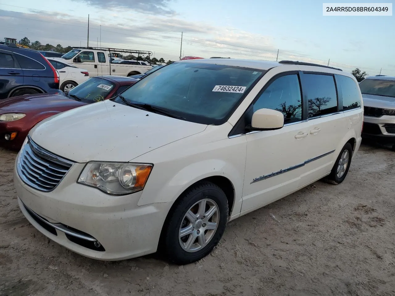 2011 Chrysler Town & Country Touring VIN: 2A4RR5DG8BR604349 Lot: 74632424