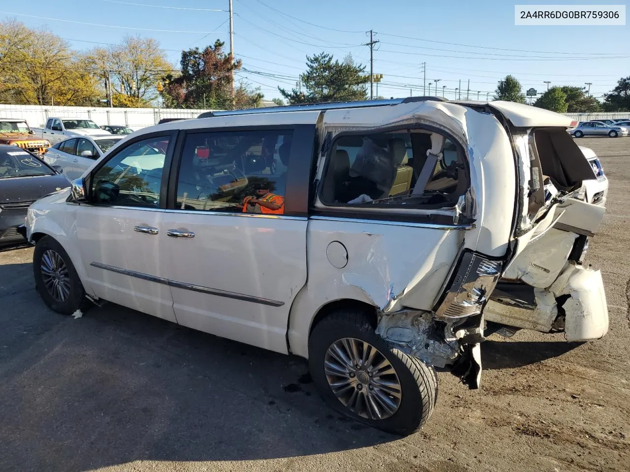 2011 Chrysler Town & Country Limited VIN: 2A4RR6DG0BR759306 Lot: 75451464