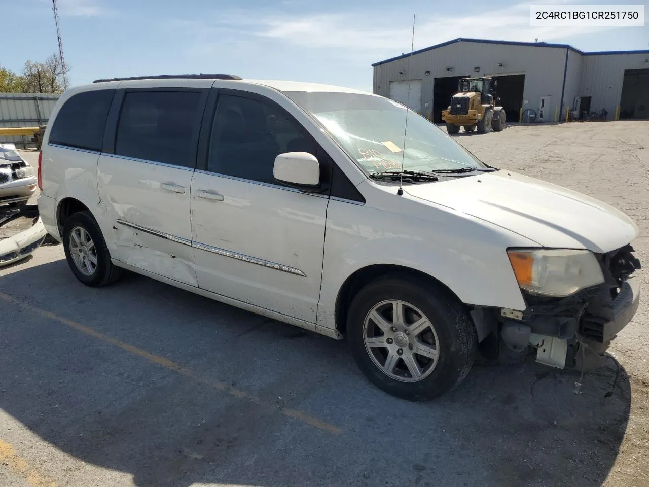 2C4RC1BG1CR251750 2012 Chrysler Town & Country Touring