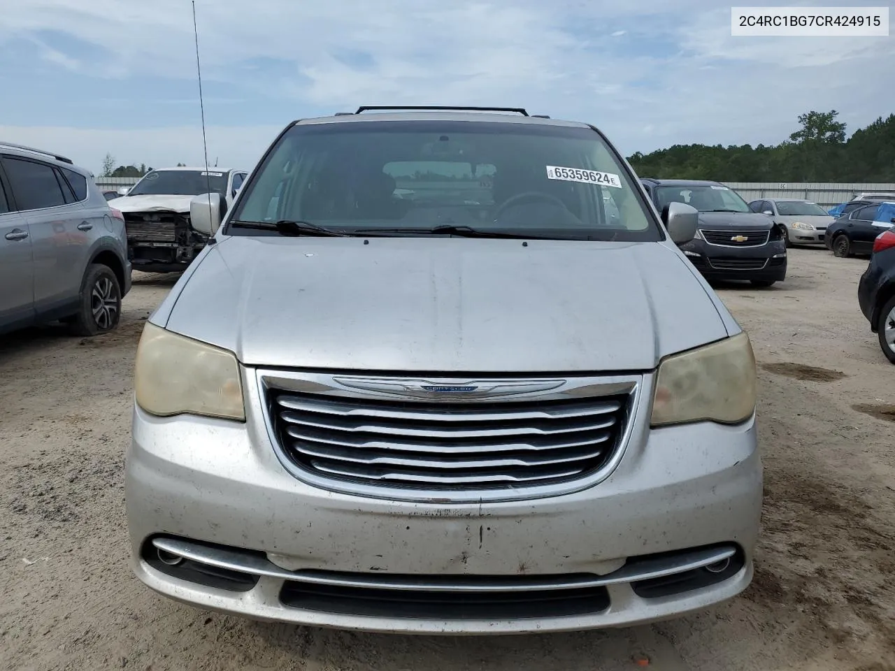 2012 Chrysler Town & Country Touring VIN: 2C4RC1BG7CR424915 Lot: 65359624