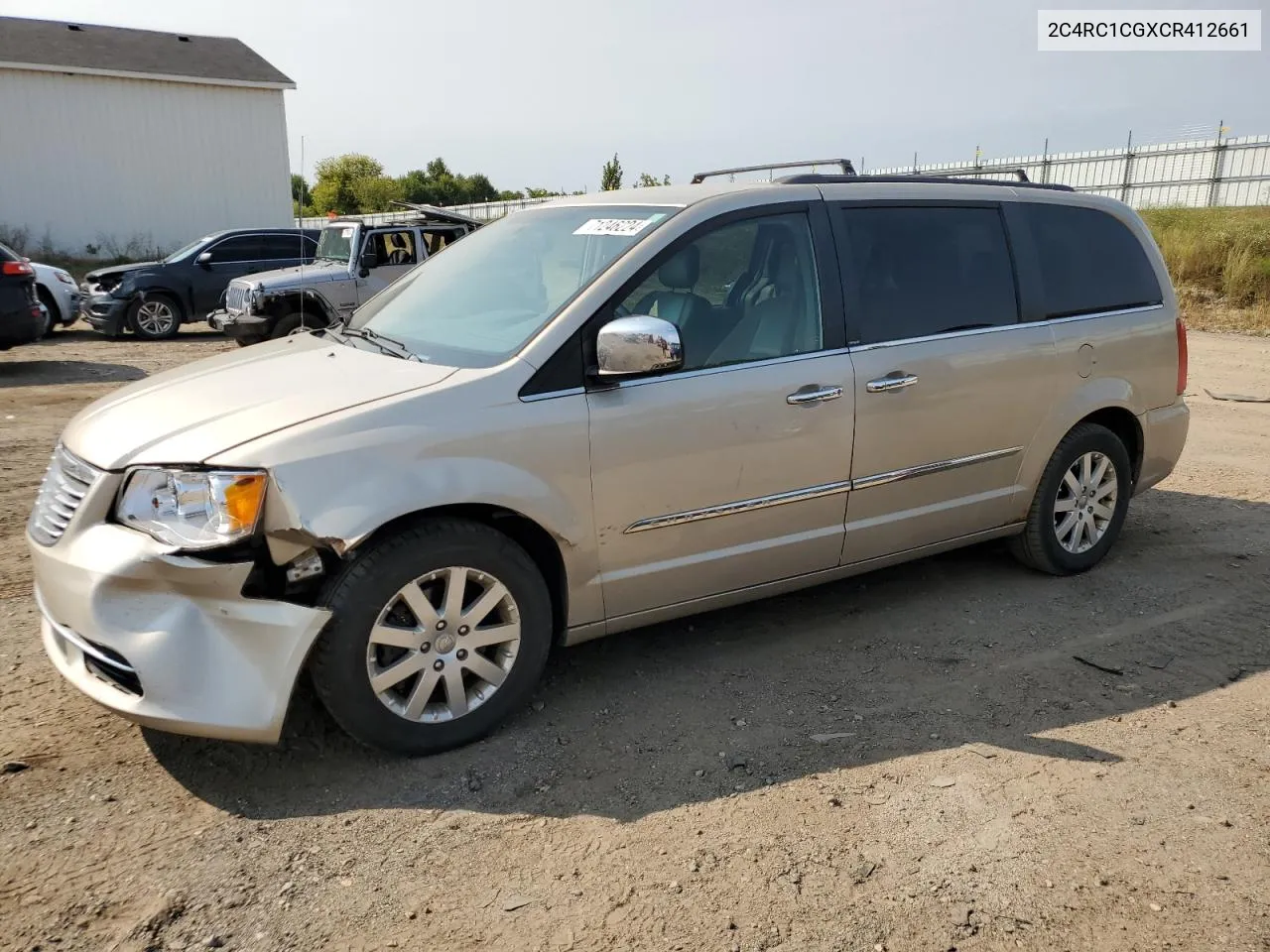 2012 Chrysler Town & Country Touring L VIN: 2C4RC1CGXCR412661 Lot: 71246224