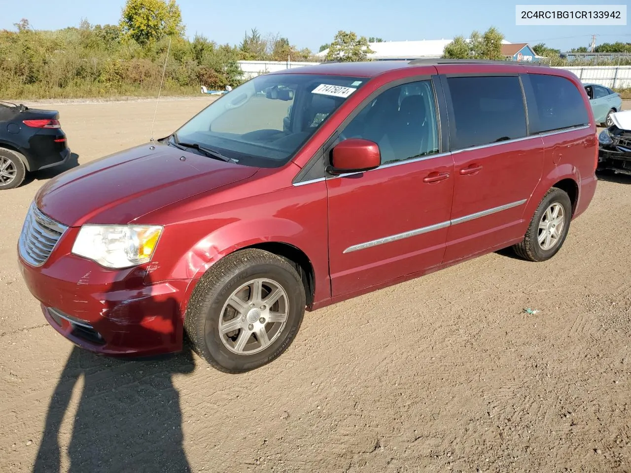 2012 Chrysler Town & Country Touring VIN: 2C4RC1BG1CR133942 Lot: 71475074