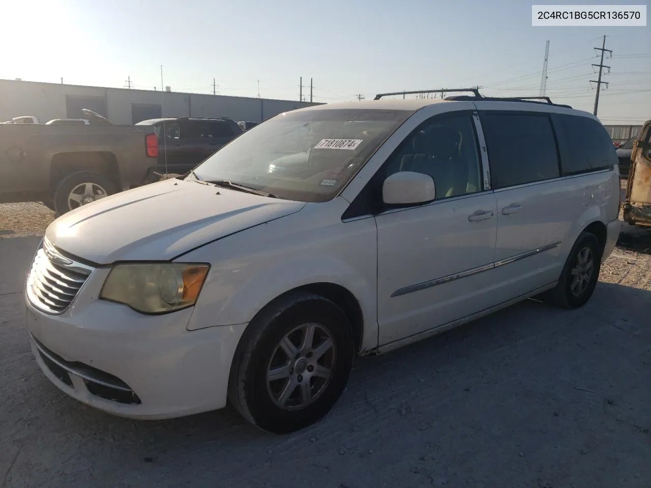 2012 Chrysler Town & Country Touring VIN: 2C4RC1BG5CR136570 Lot: 71810874