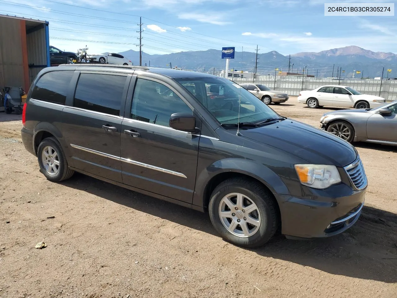 2012 Chrysler Town & Country Touring VIN: 2C4RC1BG3CR305274 Lot: 71870574