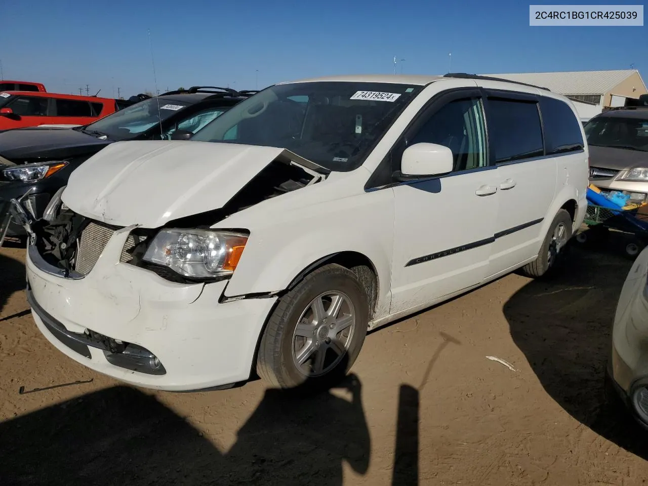 2012 Chrysler Town & Country Touring VIN: 2C4RC1BG1CR425039 Lot: 74319524