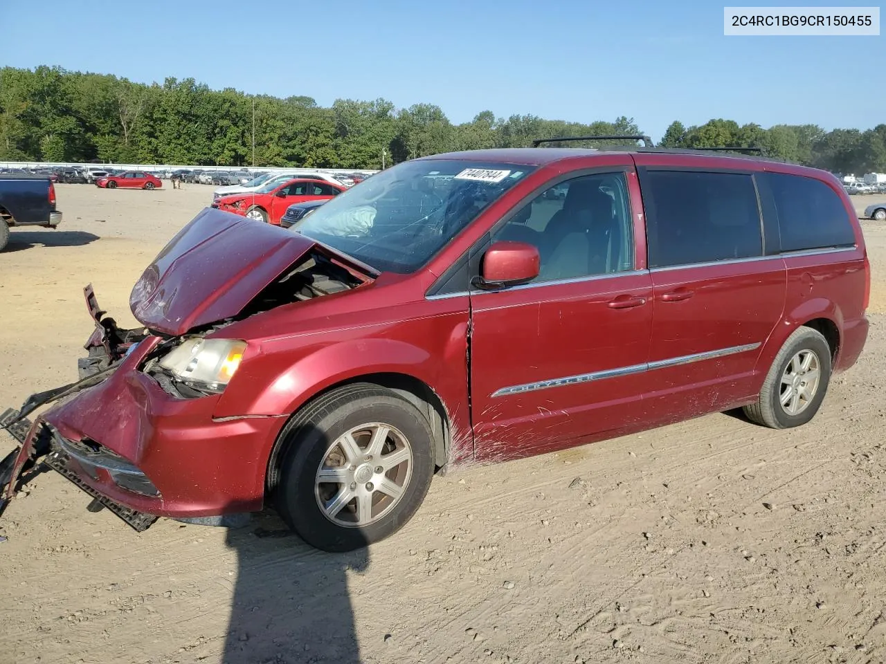 2012 Chrysler Town & Country Touring VIN: 2C4RC1BG9CR150455 Lot: 74407844