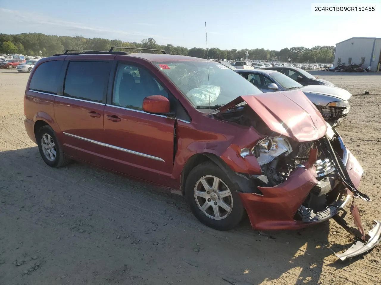 2012 Chrysler Town & Country Touring VIN: 2C4RC1BG9CR150455 Lot: 74407844