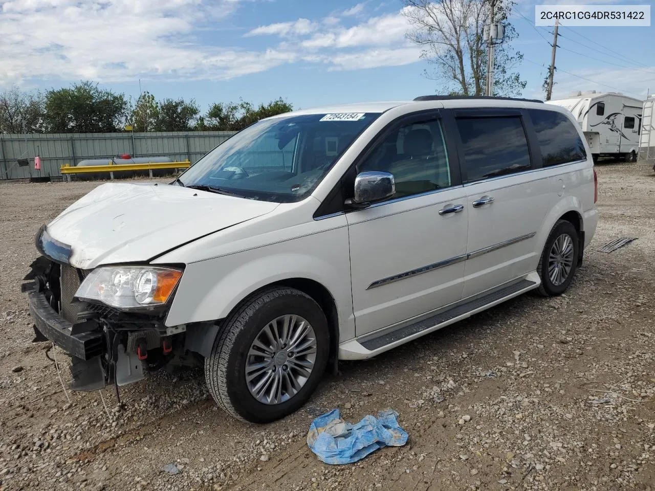 2013 Chrysler Town & Country Touring L VIN: 2C4RC1CG4DR531422 Lot: 72843154