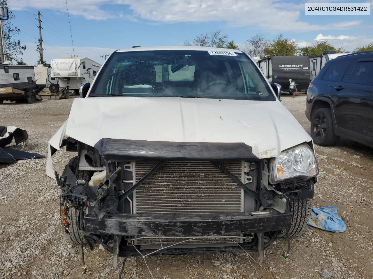 2013 Chrysler Town & Country Touring L VIN: 2C4RC1CG4DR531422 Lot: 72843154