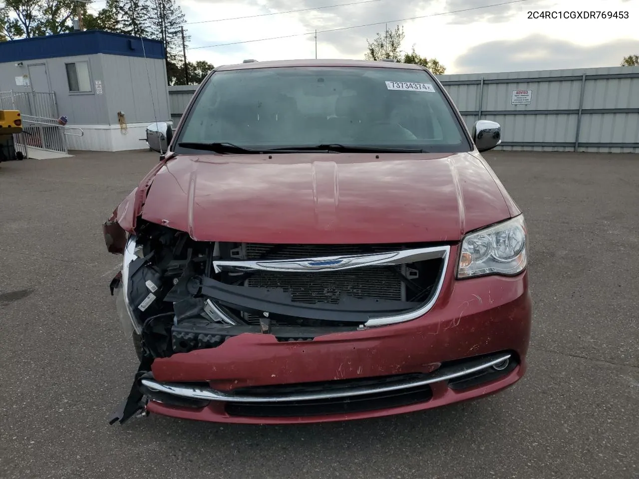 2013 Chrysler Town & Country Touring L VIN: 2C4RC1CGXDR769453 Lot: 73734374