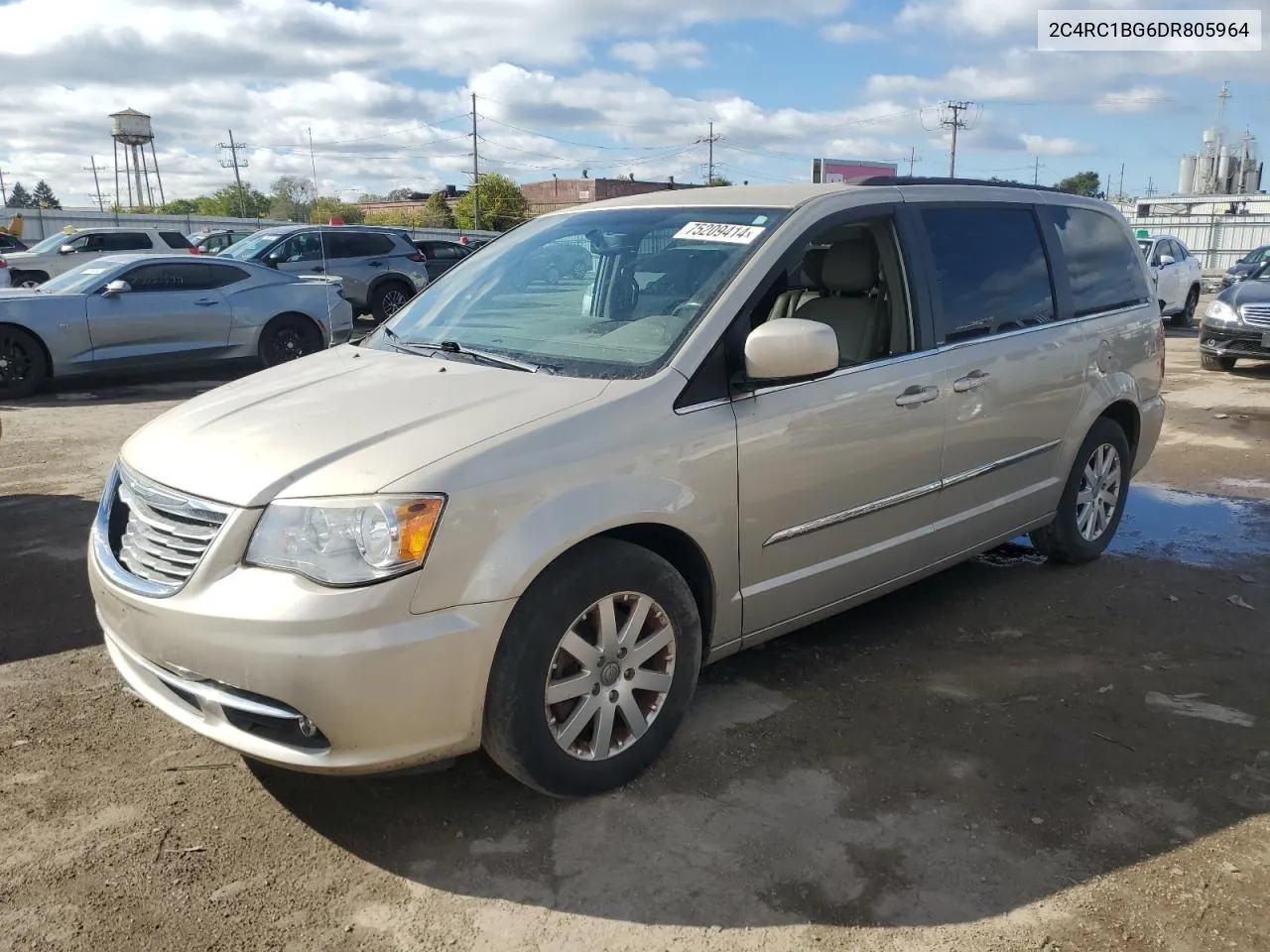 2013 Chrysler Town & Country Touring VIN: 2C4RC1BG6DR805964 Lot: 75209414