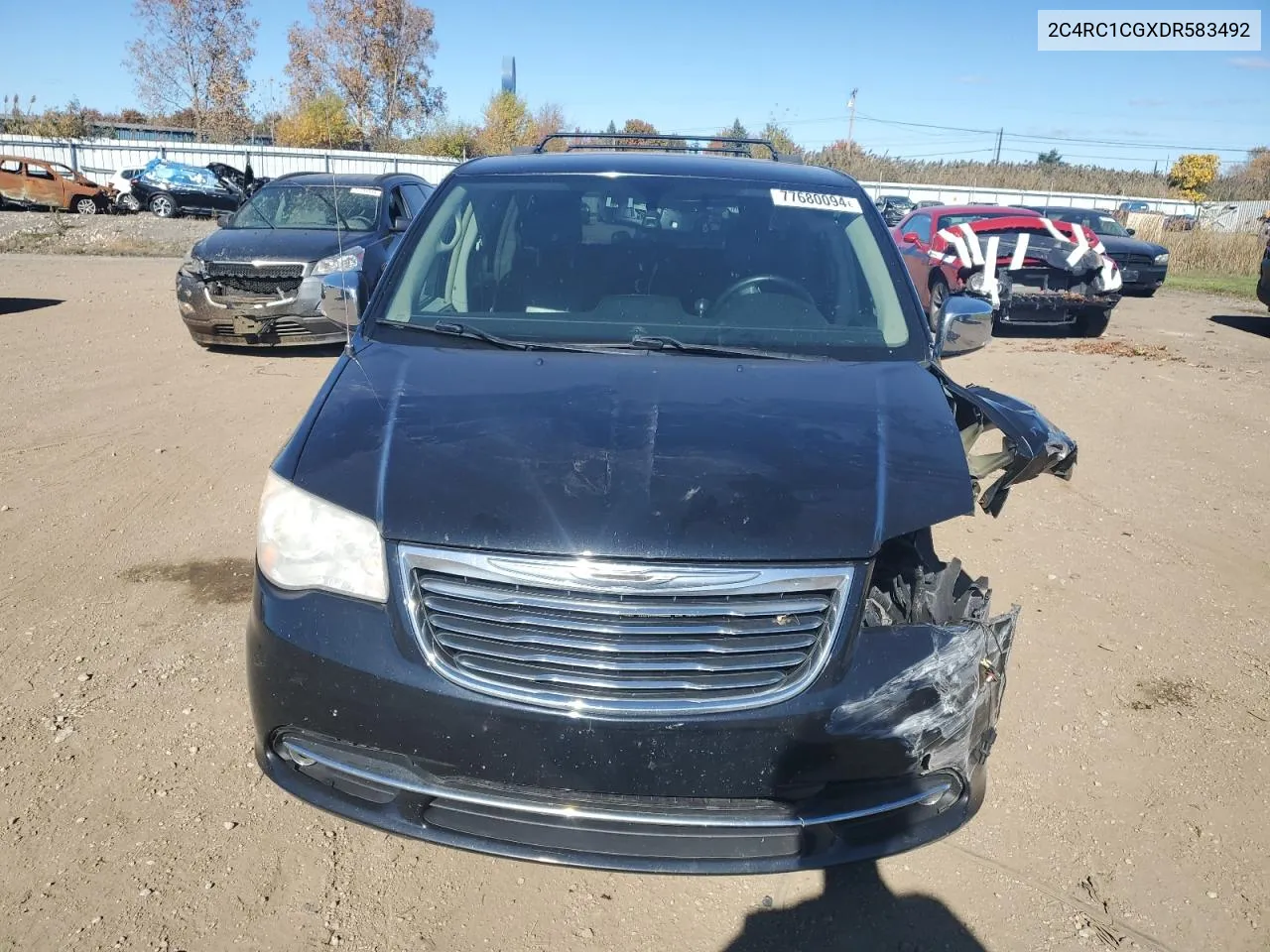 2013 Chrysler Town & Country Touring L VIN: 2C4RC1CGXDR583492 Lot: 77680094