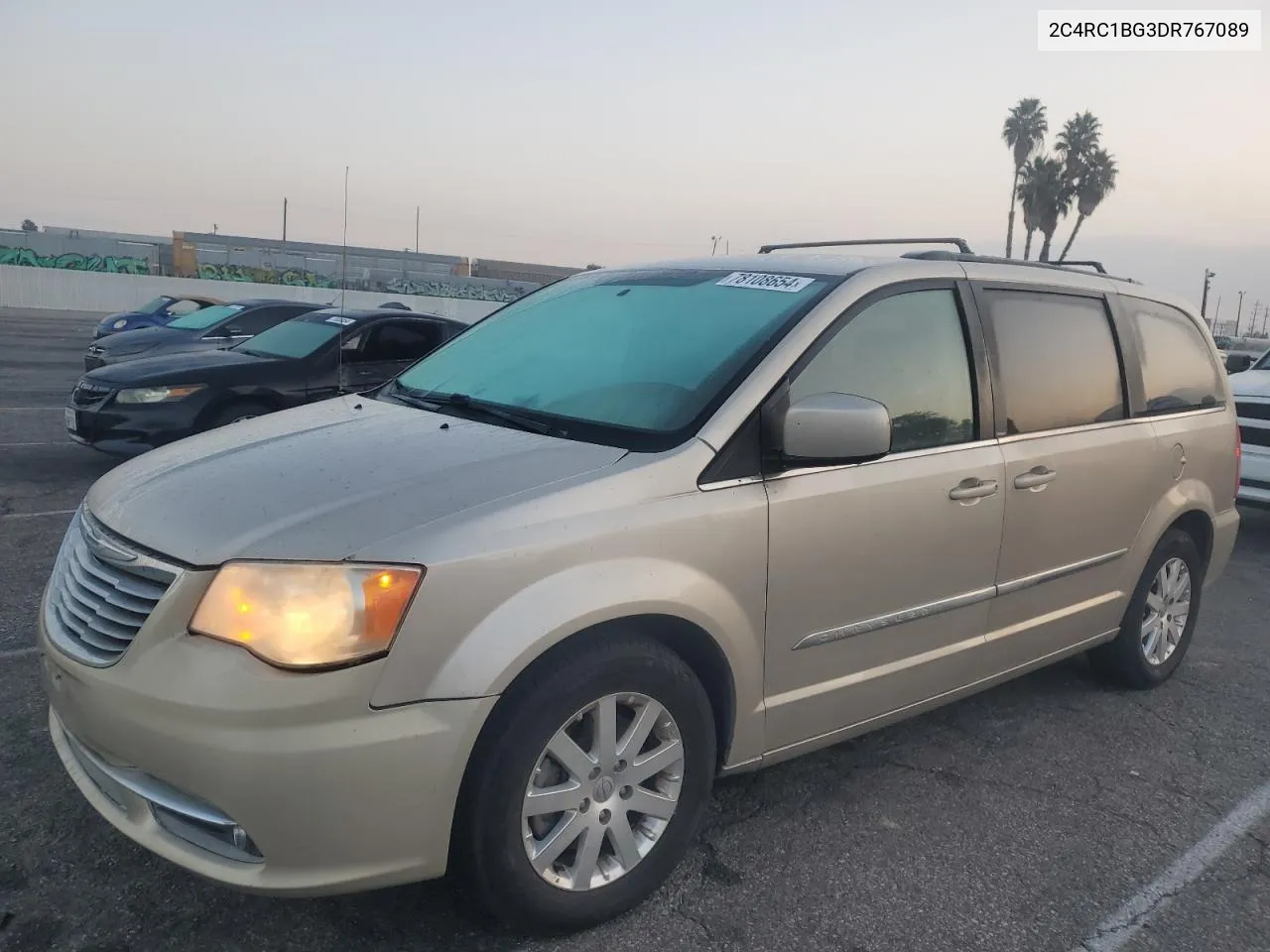 2013 Chrysler Town & Country Touring VIN: 2C4RC1BG3DR767089 Lot: 78108654