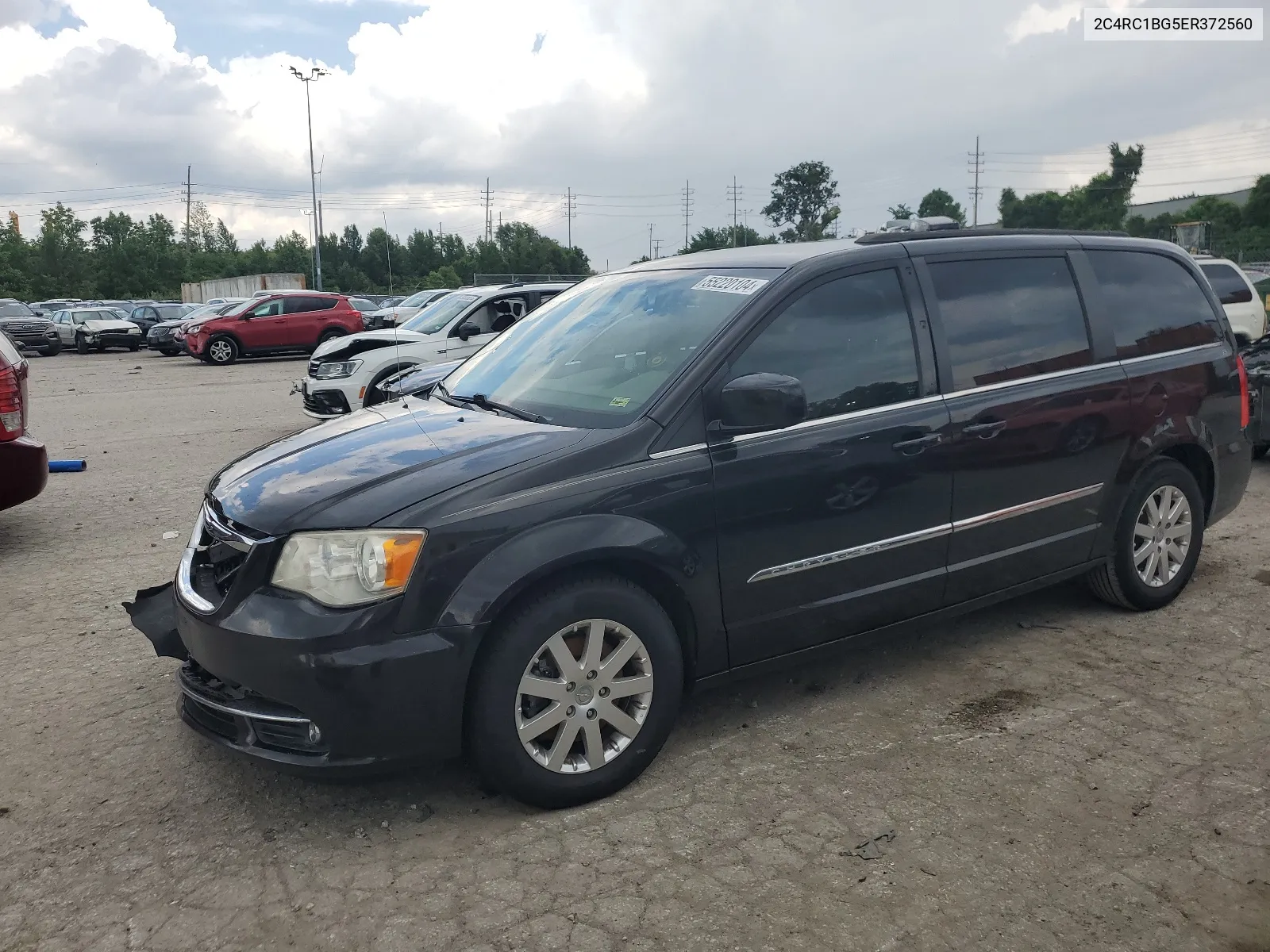 2014 Chrysler Town & Country Touring VIN: 2C4RC1BG5ER372560 Lot: 55220104