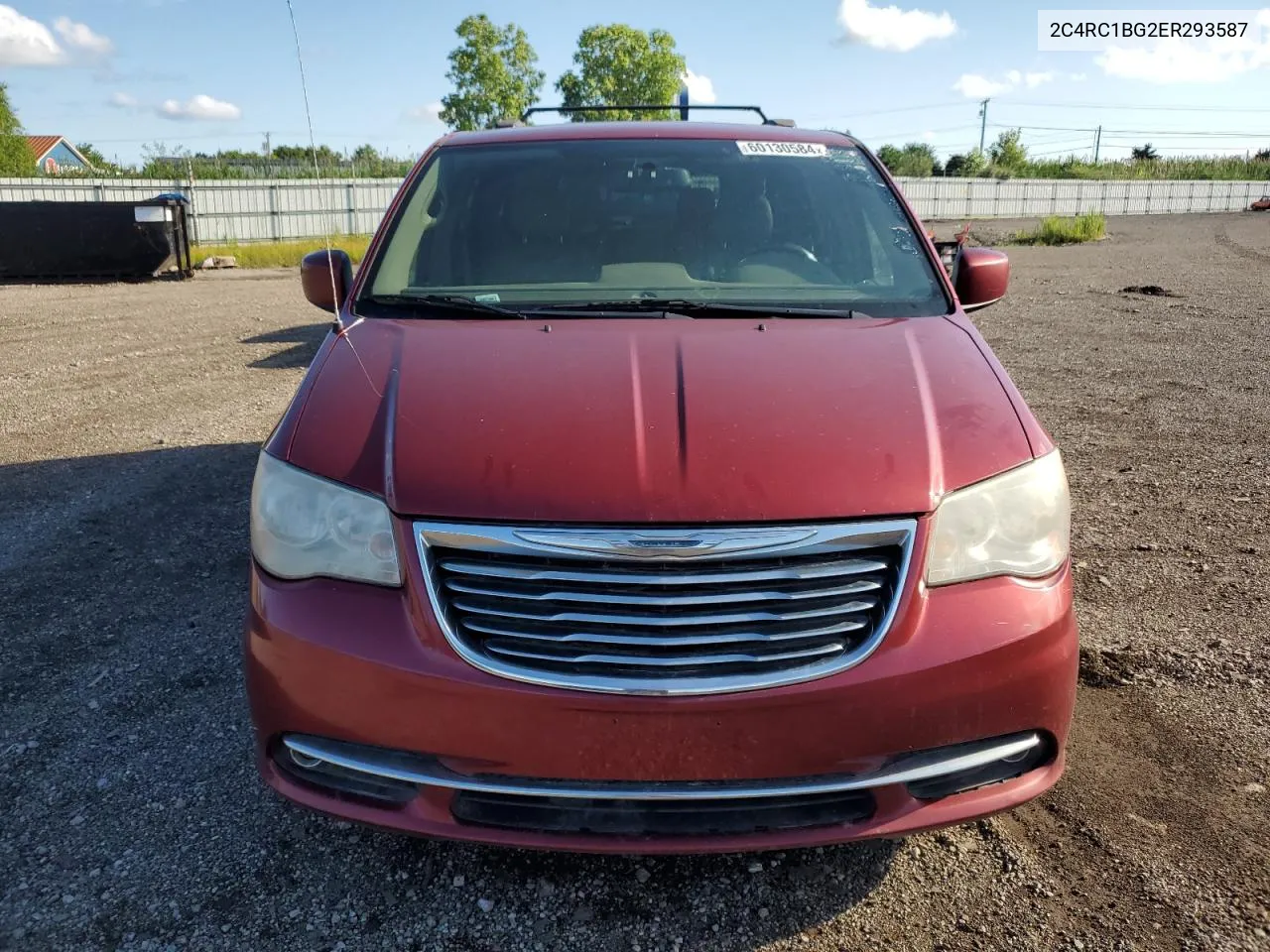 2014 Chrysler Town & Country Touring VIN: 2C4RC1BG2ER293587 Lot: 60130584