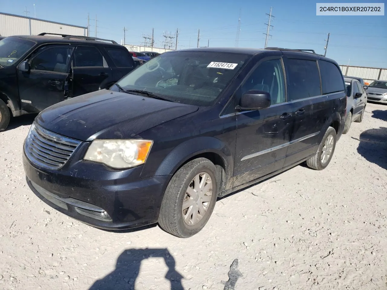 2014 Chrysler Town & Country Touring VIN: 2C4RC1BGXER207202 Lot: 71524713