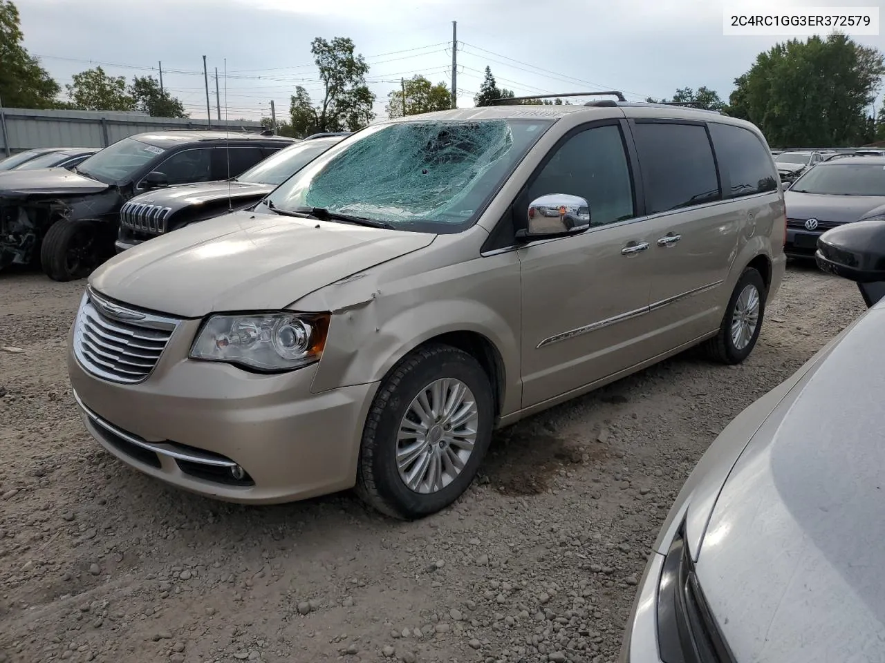 2C4RC1GG3ER372579 2014 Chrysler Town & Country Limited