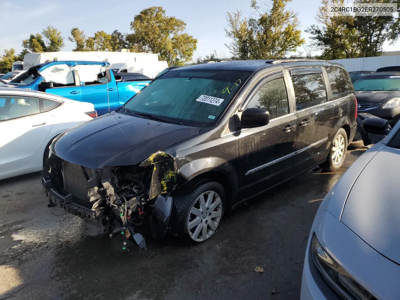 2014 Chrysler Town & Country Touring VIN: 2C4RC1BG2ER270505 Lot: 72011274