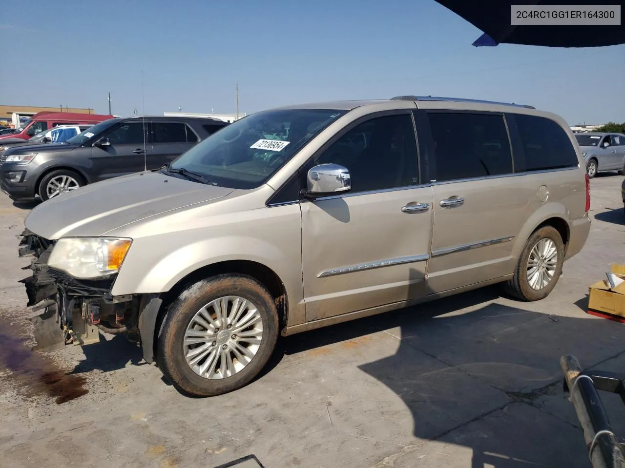 2014 Chrysler Town & Country Limited VIN: 2C4RC1GG1ER164300 Lot: 72136954