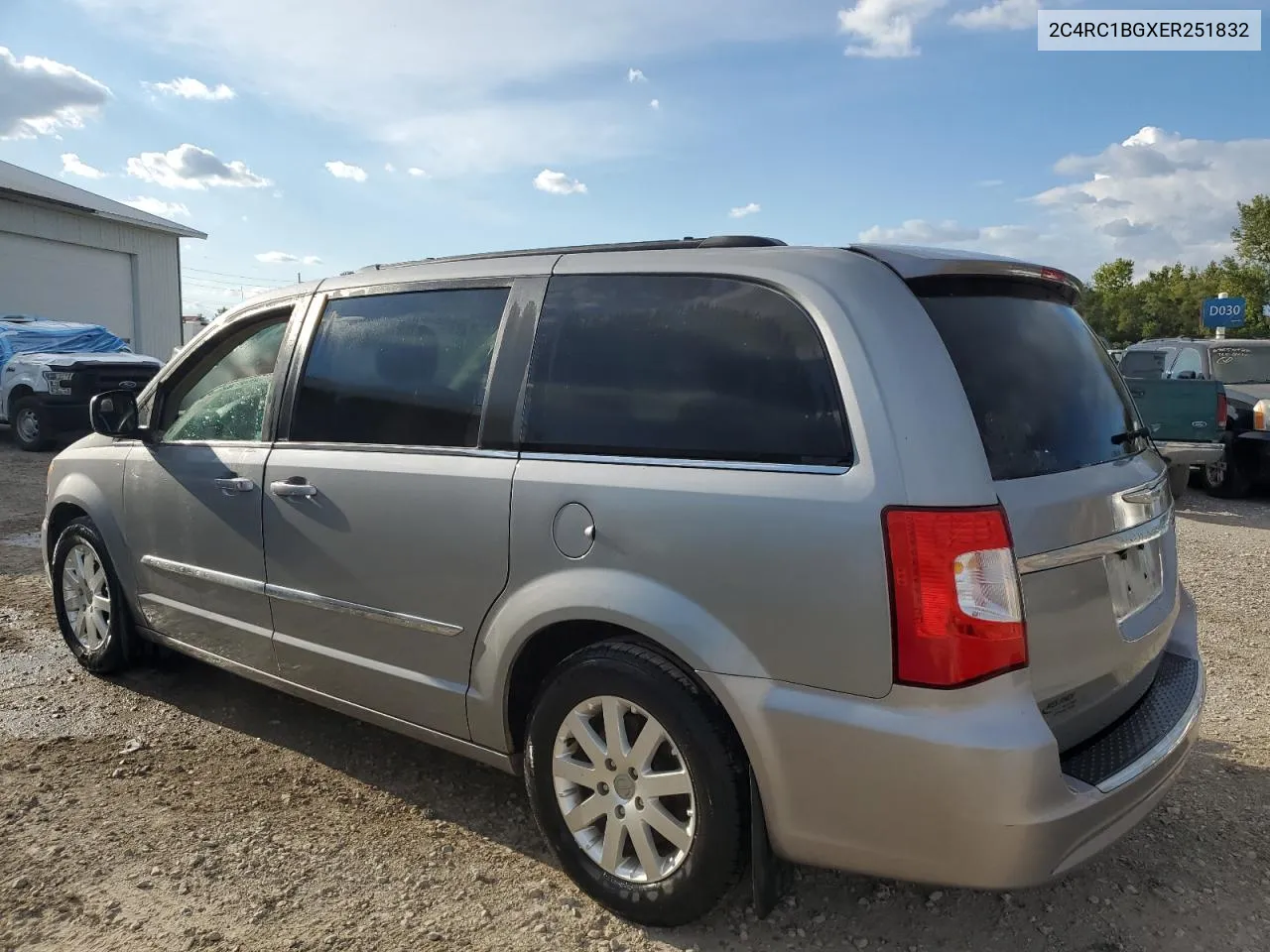 2014 Chrysler Town & Country Touring VIN: 2C4RC1BGXER251832 Lot: 72653434