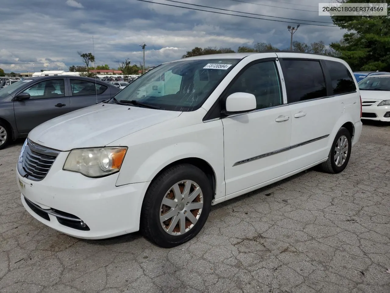 2014 Chrysler Town & Country Touring VIN: 2C4RC1BG0ER374569 Lot: 73720584