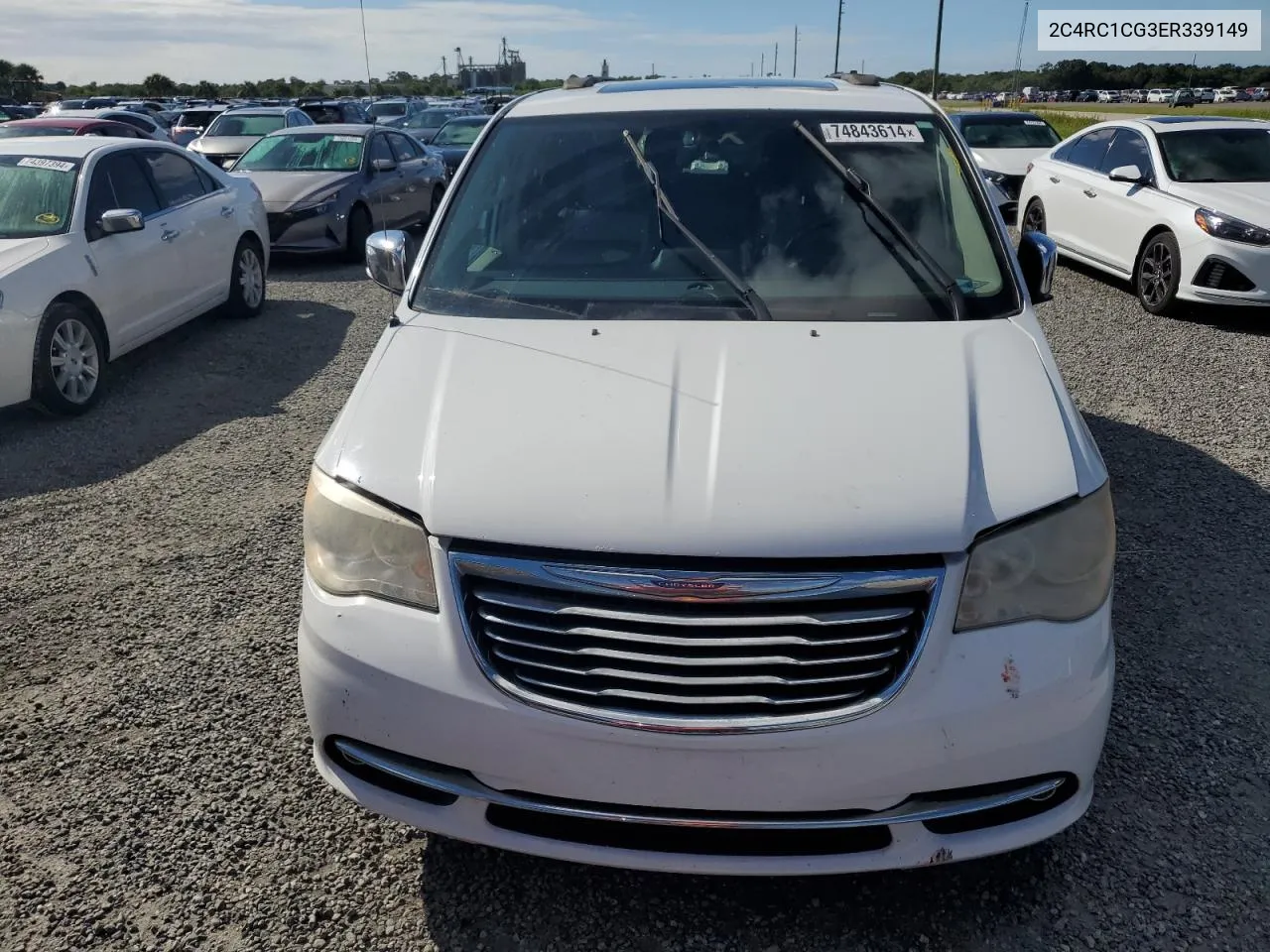 2014 Chrysler Town & Country Touring L VIN: 2C4RC1CG3ER339149 Lot: 74843614