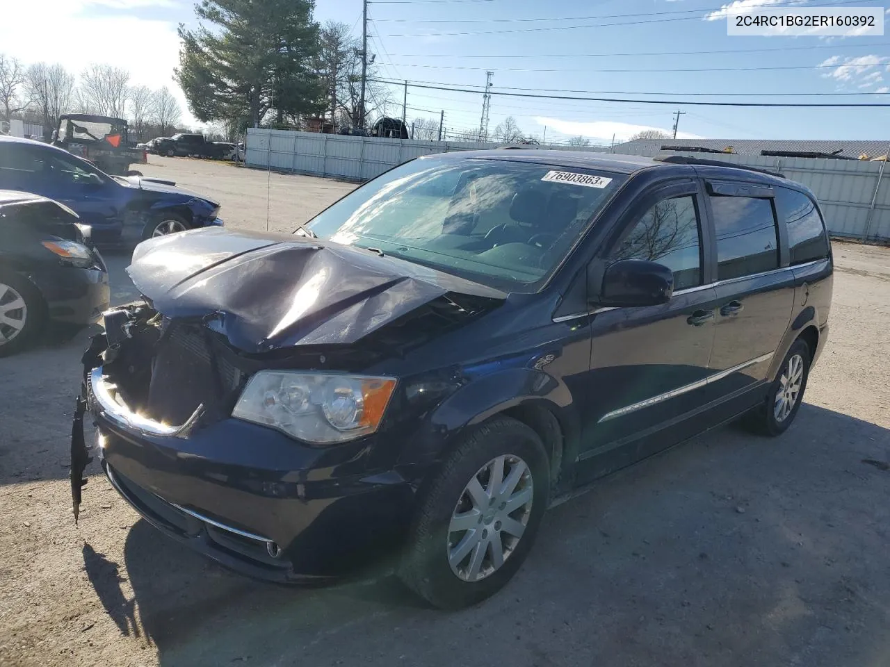 2014 Chrysler Town & Country Touring VIN: 2C4RC1BG2ER160392 Lot: 76903863