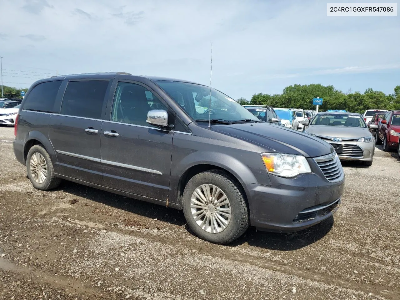 2015 Chrysler Town & Country Limited Platinum VIN: 2C4RC1GGXFR547086 Lot: 60713874