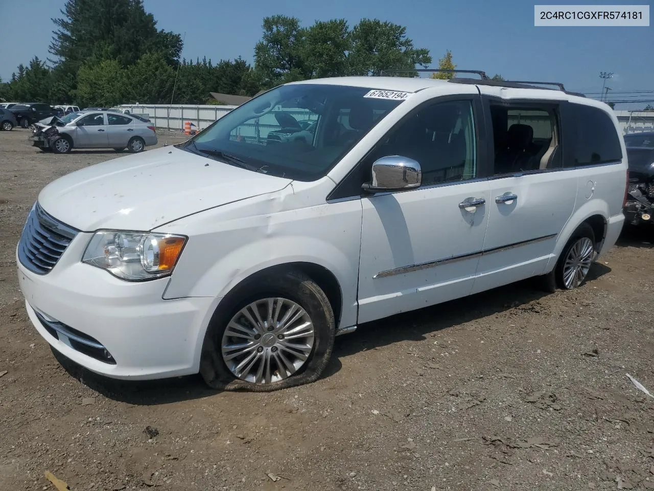 2015 Chrysler Town & Country Touring L VIN: 2C4RC1CGXFR574181 Lot: 67652194