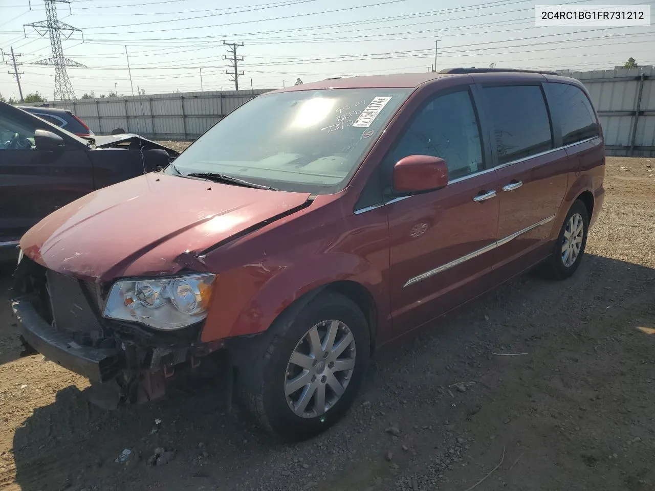 2015 Chrysler Town & Country Touring VIN: 2C4RC1BG1FR731212 Lot: 71541174