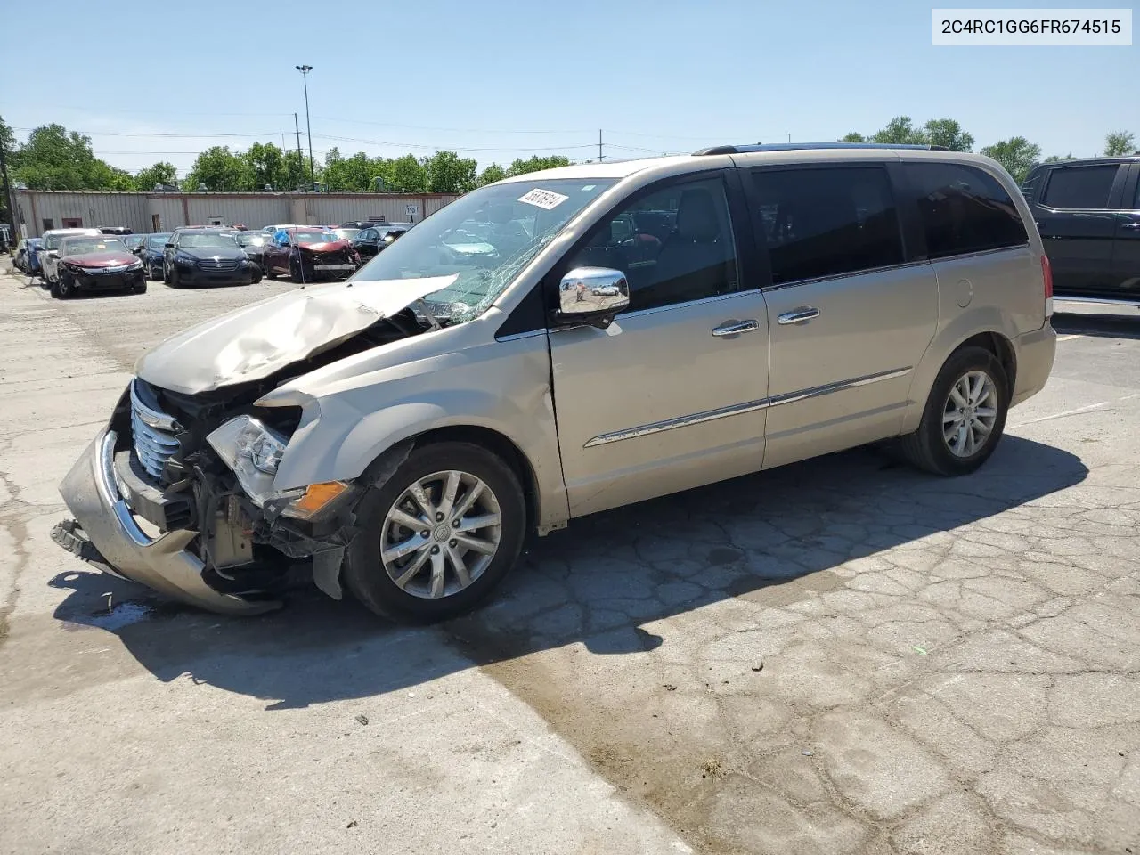 2015 Chrysler Town & Country Limited Platinum VIN: 2C4RC1GG6FR674515 Lot: 71644814