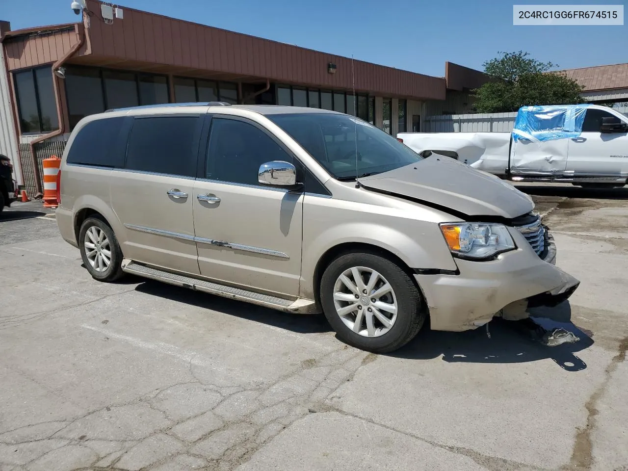 2015 Chrysler Town & Country Limited Platinum VIN: 2C4RC1GG6FR674515 Lot: 71644814