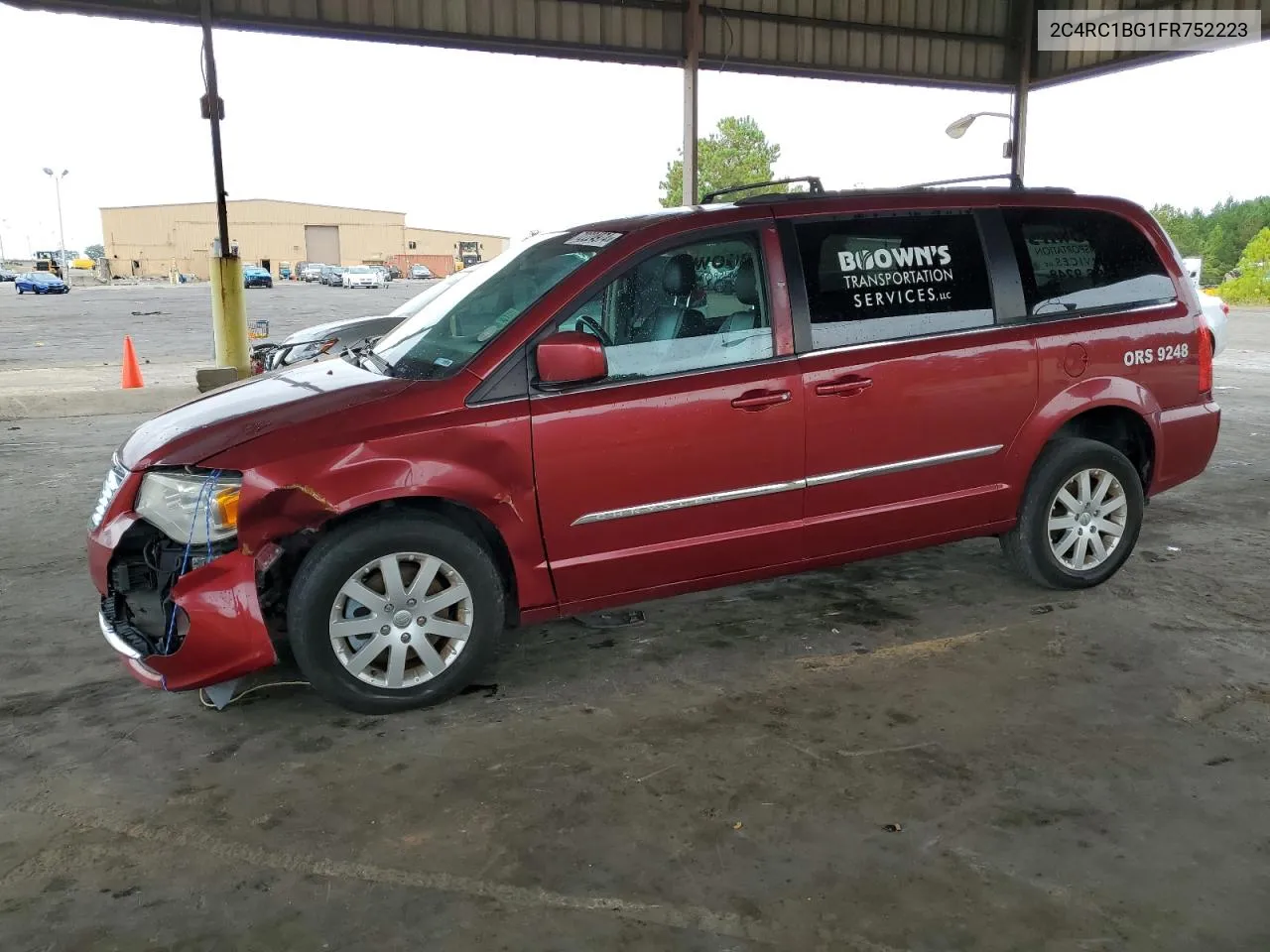 2C4RC1BG1FR752223 2015 Chrysler Town & Country Touring