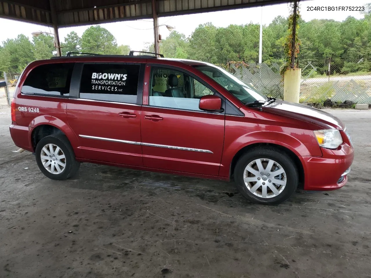 2015 Chrysler Town & Country Touring VIN: 2C4RC1BG1FR752223 Lot: 72224974