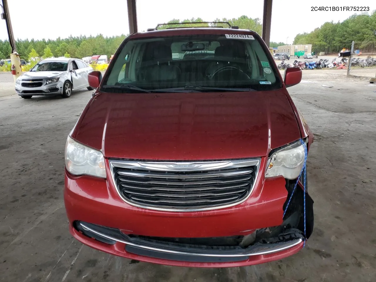 2015 Chrysler Town & Country Touring VIN: 2C4RC1BG1FR752223 Lot: 72224974